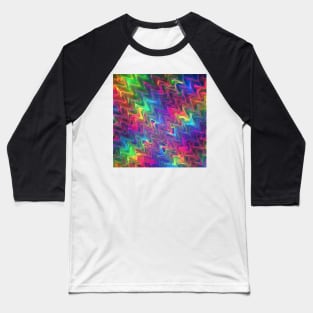 Rainbow waves Baseball T-Shirt